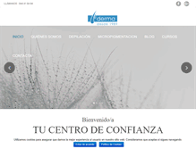 Tablet Screenshot of centroderma.com